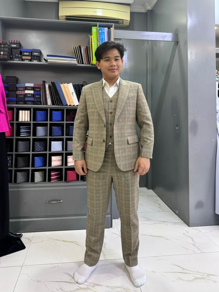 MAY ĐO VEST NAM CAO CẤP CHUẨN THỜI TRANG,May đo veston form dáng đẹp tại Dĩ An #1