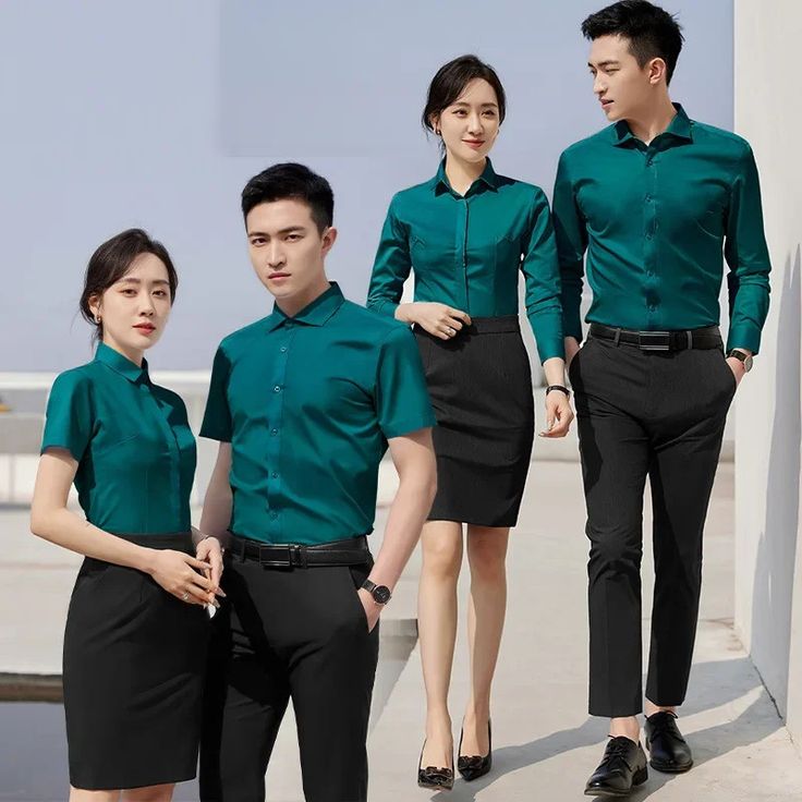 Màu sắc đa dạng, in/thêu logo sắc nét – Giúp đồng phục nổi bật, chuyên nghiệp hơn.May đo áo sơ mi đồng phục doanh nghiệp Bắc Tân Uyên