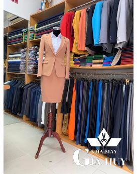 VEST NỮ CAO CẤP CHUẨN PHOM MÀU NÂU TÂY